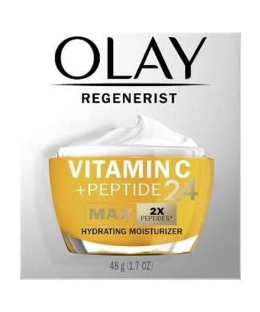 Olay Regenerist Vitamin C + Peptide MAX Hydrating Moisturizer - Skin Brightening & Hydrating Formula - Buy Online on GoSupps.com