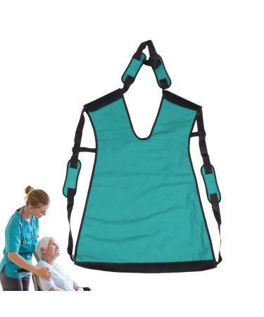 QuZente Patient lift contributions patient lift tailguard back |Toilet loop-toilet seat lifter for patients nursing transfer belt for patients in the shower in the bathroom large toilet belt l green