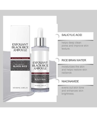  Generisch Peel Shot Glow Pack of 1 bottle of black and white rice gentle exfoliating scrub for face and body removes dead skin cells and blackheads (black + white 100 ml) - Buy Online on GoSupps.com