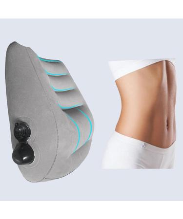 Inflatable Lumbar Spine Waist Pillow | Supportive PVC Lumbar Cushion for Back Pain Relief - Shop Now! - Buy Online on GoSupps.com