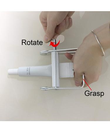 Honbay Metal Tube Squeezer for Hair Color Dye, Hand Cream, Toothpaste - Tube Roller for Hairdressing - Efficient and Durable - Buy Online on GoSupps.com