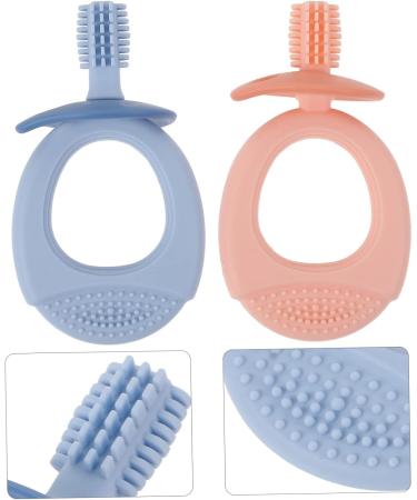 Healvian Silicone Baby Toothbrush Set - 4 Pieces for Gentle Oral Care | Manual Training Toothbrushes for Children & Toddlers - Buy Online on GoSupps.com