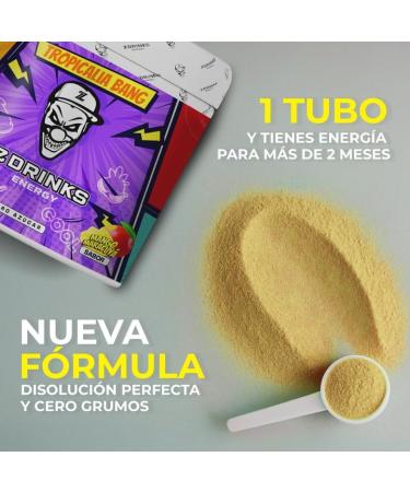  Z ZDRINKS ENERGY Z Drinks - Sugar Free & Powdered Energy Drink - 40 Services - Mango Passion Fruit Flavour - Low Calorie (16 cal) with Vitamins and Minerals - Buy Online on GoSupps.com