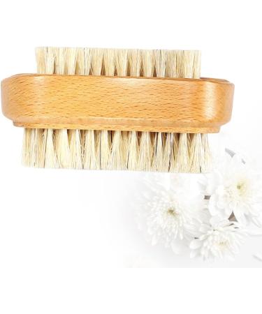 FRCOLOR Double Sided Nail for Cleaning Wood Hand Nail Scrub Nail Cleaning Brush Bristle Nail Brush Manicure Nail Cleaner Brush Nail Cleaning Tool Bristles Wooden Foot Wash - Buy Online on GoSupps.com