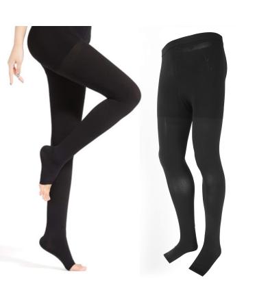 Fybida compression stockings varicose veins stockings anti-fatigue veins compression stockings highly elastic varicose veins pantyhose open toe xl