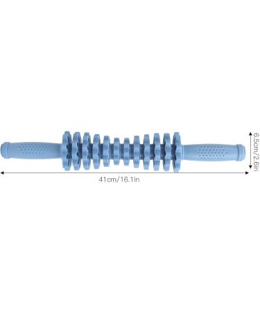 Blue Massage Roller Stick - Deep Tissue Muscle Relief Device for Sore Muscles | Ideal for Gym & Home Exercise - Buy Online on GoSupps.com