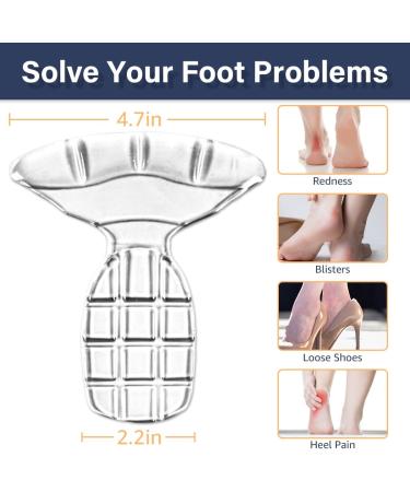 Shock Absorbing Gel Heel Grips - Prevent Blisters & Slips - Women's Shoe Inserts for Improved Fit & Comfort - Buy Online on GoSupps.com