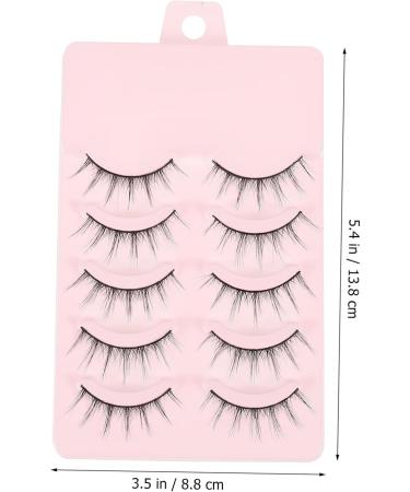 LALAFINA Magnetic False Eyelashes 5 Pairs Eyelash Natural False Lashes Magnetic Fake Makeup Lash 3d Affect Lashes Reusable Lashes Multi-layer Lashes 5d Curly Fiber Extend - Buy Online on GoSupps.com