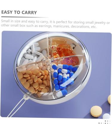 FRCOLOR Multi-Grid Pills Organizer - Portable Weekly Medicine Planner & Travel Storage Case - Buy Online on GoSupps.com