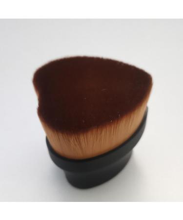 Brush for Mixing Liquid Foundation Cosmetic Applicator Brush Cosmetic Powder Blending Brush | Heart Shaped Liquid Powder Foundation Brush for Dating Travel Business Trip Black - Buy Online on GoSupps.com