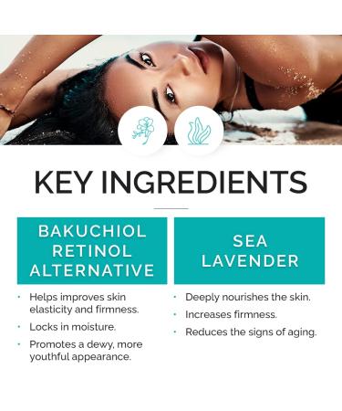 Renewing Skin Serum with Sea Lavender & Bakuchiol Anti-Aging Firming and Smoothing Collagen Boosting Face Serum for Fine Lines and Wrinkles 2 fl oz - Buy Online on GoSupps.com