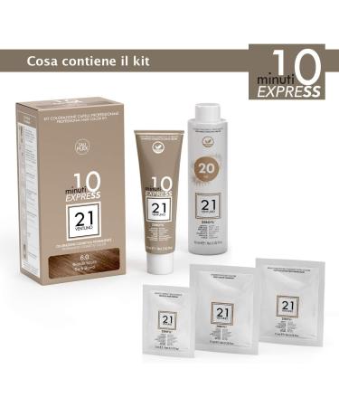 21 Ventuno Professiona Hair Dyeing Kit 6.66 Intense Red Dark Blonde - Buy Online on GoSupps.com