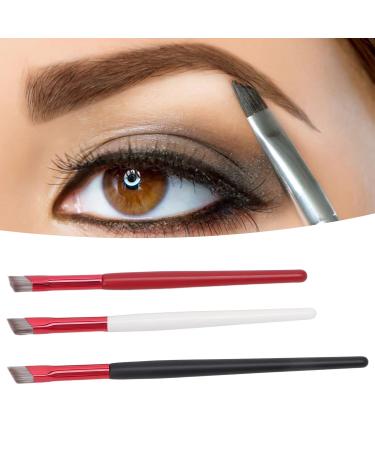 Angled Eyebrow Brush Set - 3 Professional Makeup Tools for Precise Brow Application - Shop Internationally - Buy Online on GoSupps.com
