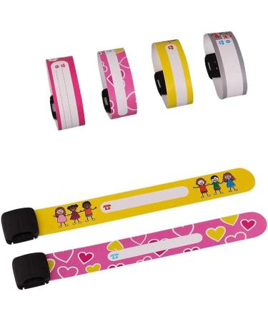 10 Pcs Kids Safety ID Wristband - Waterproof & Reusable Emergency Bracelets for Children - Boys, Girls, Toddlers - Buy Online on GoSupps.com