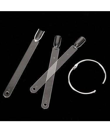 Pingui 400 Pieces Nail Display - Transparent Nail Polish Color Rings for Nail Salons | DIY Nail Art Presentation Tips - Buy Online on GoSupps.com