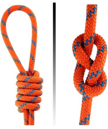 High-Strength 10m Climbing Rope - Outdoor Safety Rope with 2 Carabiners for Abseiling Rescue and Sports - Buy Online on GoSupps.com