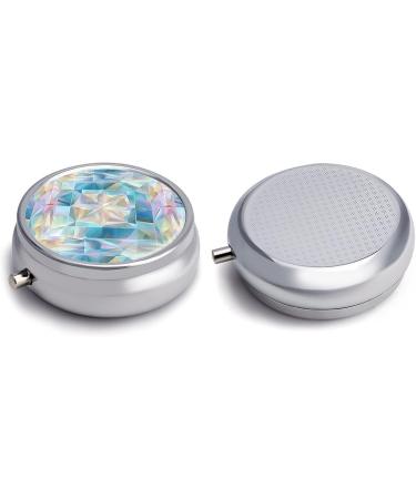 Travel Pill Box with 3 Compartments - Light Blue Portable Pill Organizer for Handbag & Pocket - Ideal for Medicine Storage - Buy Online on GoSupps.com