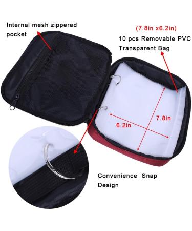 Kylebooker Soft Plastic Bait Storage Binder - Red Tackle Organizer for Saltwater Fishing Lures - Buy Online on GoSupps.com