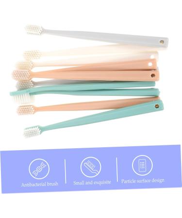 Clispeed 10 Soft Disposable Travel Toothbrushes - Ergonomic & Portable Toothbrushes for Adults - Buy Online on GoSupps.com