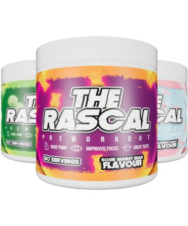 The Rascal - High Stimulant Pre Workout | Great Tasting | 246g | 30 Servings | Green Bon Bon - Buy Online on GoSupps.com
