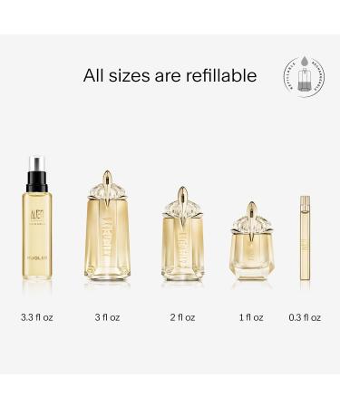 Mugler Alien Goddess - Eau de Parfum - Women's Perfume - Floral & Woody - With Bergamot Jasmine and Vanilla - Long Lasting Fragrance 0.33 Fl Oz (Pack of 1) - Buy Online on GoSupps.com