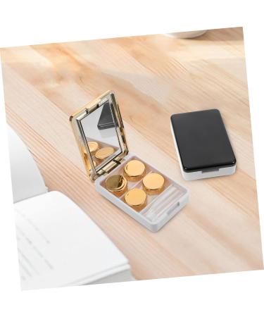 Ultechnovo Mirror Color Glasses Box & Cleaning Kit - Practical Contact Lens Container Set for Cosmetics - International Shipping Available - Buy Online on GoSupps.com