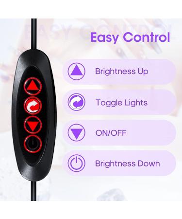5W UV LED Nail Lamp USB Plug Gel Cure Dryer for Gel Nails | 9 Gears Black-5W UV Light for Nail Salon - Buy Online on GoSupps.com