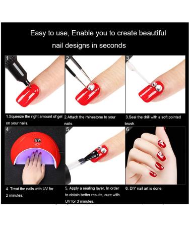 Nail Rhinestone Glue Pen | Adhesive Resin Crystal Polish Decor | Diamond Jewelry Adhesive | 1Pcs - Buy Online on GoSupps.com