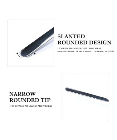 G2PLUS Makeup Mixing Palette - Stainless Steel Spatula for Foundation Eye Shadow and Nail Art | Korean Cosmetic Tool - Buy Online on GoSupps.com