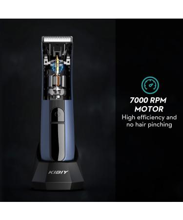 Men's Electric Body Groomer & Pubic Hair Trimmer | Waterproof, LED Light, Replaceable Ceramic Blade Heads, Recharge Dock | Blue - Buy Online on GoSupps.com