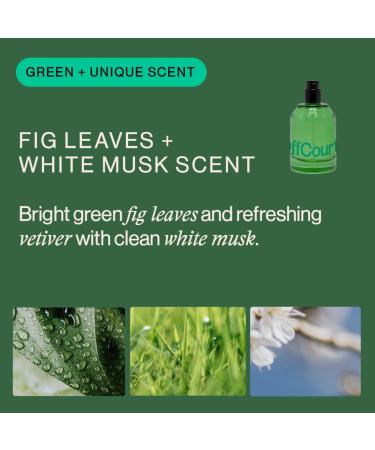 OffCourt Unisex Fragrance Fig Leaves & White Musk Scent - Cologne for Men & Perfume for Women Clean Ingredients Vegan Cruelty-Free Made in USA 1.7 Oz (50ml) TSA-Friendly Fig Leaves + White Musk - Buy Online on GoSupps.com