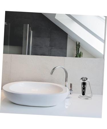 JECOMPRIS 1STK SHORE HALDER: Practical Double Razor Blade Holder & Organizer for Bathroom - Premium Shaving Stand with Vertical Brush Holder - Buy Online on GoSupps.com