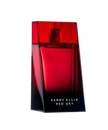 Perry Ellis Red Sky 4-Piece Gift Set - eau de toilette aftershave shower gel EDT travel spray - bergamot cardamom juniper lavender rosemary nutmeg cedarwood tonka bean vetiver - Buy Online on GoSupps.com