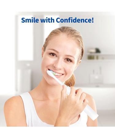 10 Pack White Replacement Brush Heads for Philips Sonicare Electric Toothbrushes - Buy Online on GoSupps.com