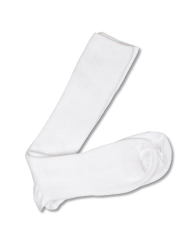 Prestige Medical Nurse Compression Socks White 12 Inch White 12 Inch