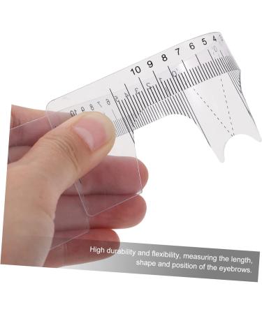 DRESSOOS Eyebrow Ruler Stencils 10pcs Eyebrow Design Ruler Disposable Eyebrow Stencil Tools Eyebrow Face Ruler Eyebrow Shape - Buy Online on GoSupps.com
