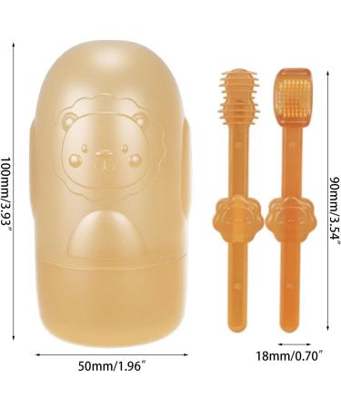 Soft Silicone Toothbrush Set for Infants & Children | Massage Toothbrush Tongue Brush & Dust Protection - Buy Online on GoSupps.com