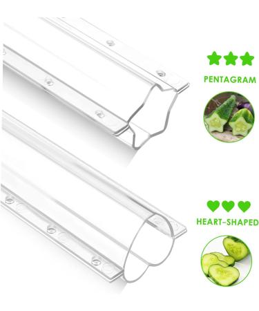 Toddmomy 16 Pcs Shaped Growth Mold Fruit Shaping Mold Star Cucumber Shaper Vegetable Shaping Mold Christmas Candy Clear Heart- Shaped Cucumber Growth Forming Star Shape Accessories Plastic As Shownx4pcs mediumx4pcs - Buy Online on GoSupps.com