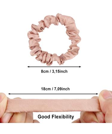 Buy 12 Satin Hair Scrunchies - Colorful Elastic Ponytail Holders for Women & Girls | Perfect Hair Accessories - Buy Online on GoSupps.com