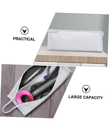 FOMIYES 2pcs hair dryer storage bag hair dryer curler travel hairdryer blow dryer case Hair Curler storage 35x14cmx2pcs Silverx2pcs - Buy Online on GoSupps.com