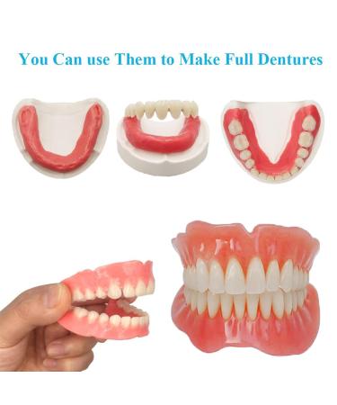 DIY Denture Wax Sets - Light Red | Temporary Tooth Replacement at Home | Perfect for Partial & Complete Dentures - Buy Online on GoSupps.com