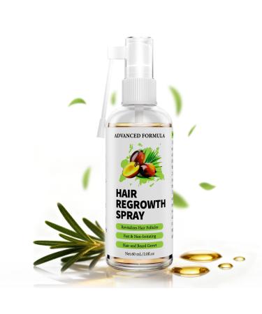 Spray de croissance des cheveux la biotine et au romarin