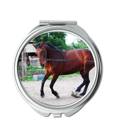 Mirror makeup mirror agriculture animal attack pocket mirror portable mirror