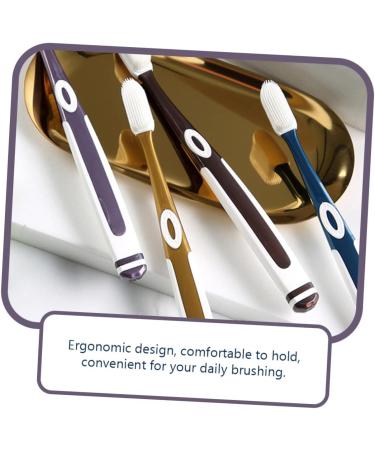 Frcolor 8-Piece Nano Microfiber Toothbrush Set - Portable Ergonomic Dental Accessories for Adults - Buy Online on GoSupps.com