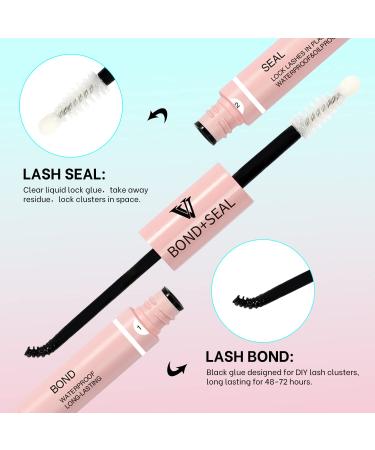 VAVALASH Lash Bond & Seal - Strong Hold Cluster Lash Glue for DIY Extensions Waterproof Long Retention (10ml - Buy Online on GoSupps.com