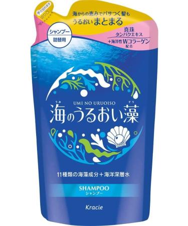Kracie Umino Uruoisou Moisturizing Care Shampoo Refill 400ml - Buy Online on GoSupps.com