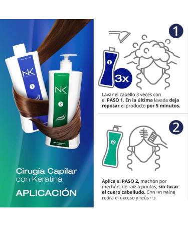 NK PROFESSIONAL CARE CIRUGIA CAPILAR CON KERATINA WHITE 950 ml - Buy Online on GoSupps.com