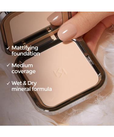Kiko Milano Weightless Perfection Powder Foundation WR120 | Matte Finish & SPF 30 | Warm Rose Compact for Flawless Skin - Buy Online on GoSupps.com