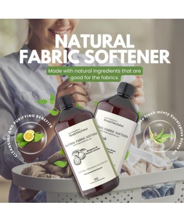 Natural Fabric Softener with Organic Essential Oils | Bergamot & Grosso Lavender | Read The Label - Buy Online on GoSupps.com
