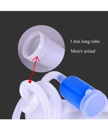 Homecraft Male Urinal Men's Male Bed Urinal Potty Pee Bottle 3000ML Collector with 1.6M Tube (Color : Gold) (Color : Gold) (Color : Gold) - Buy Online on GoSupps.com